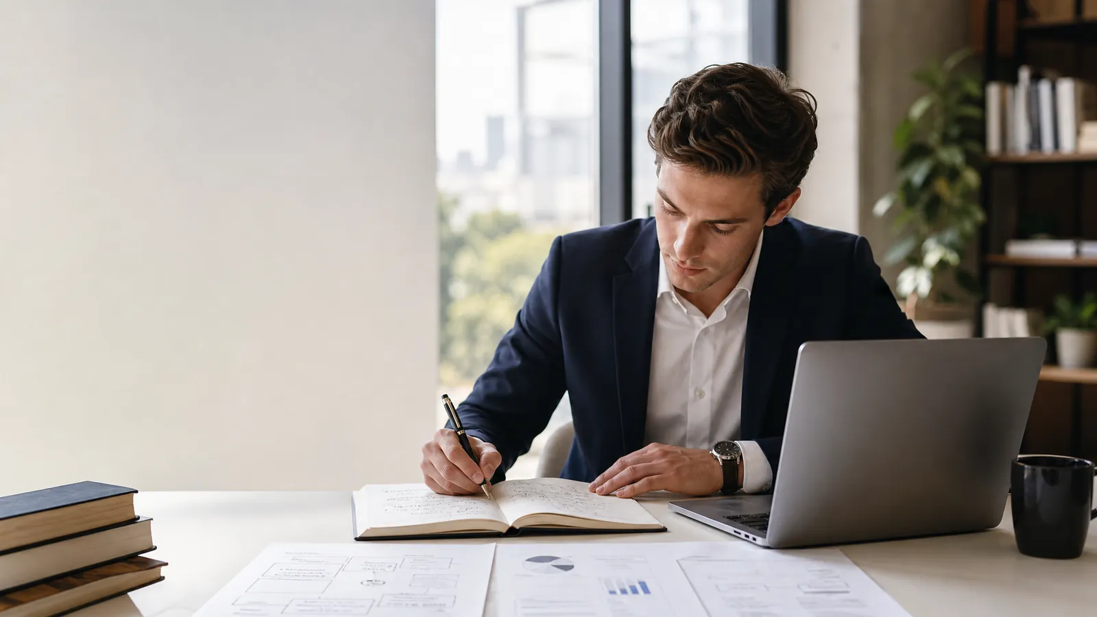 Consulting candidate preparing for bain bel program with structured notes