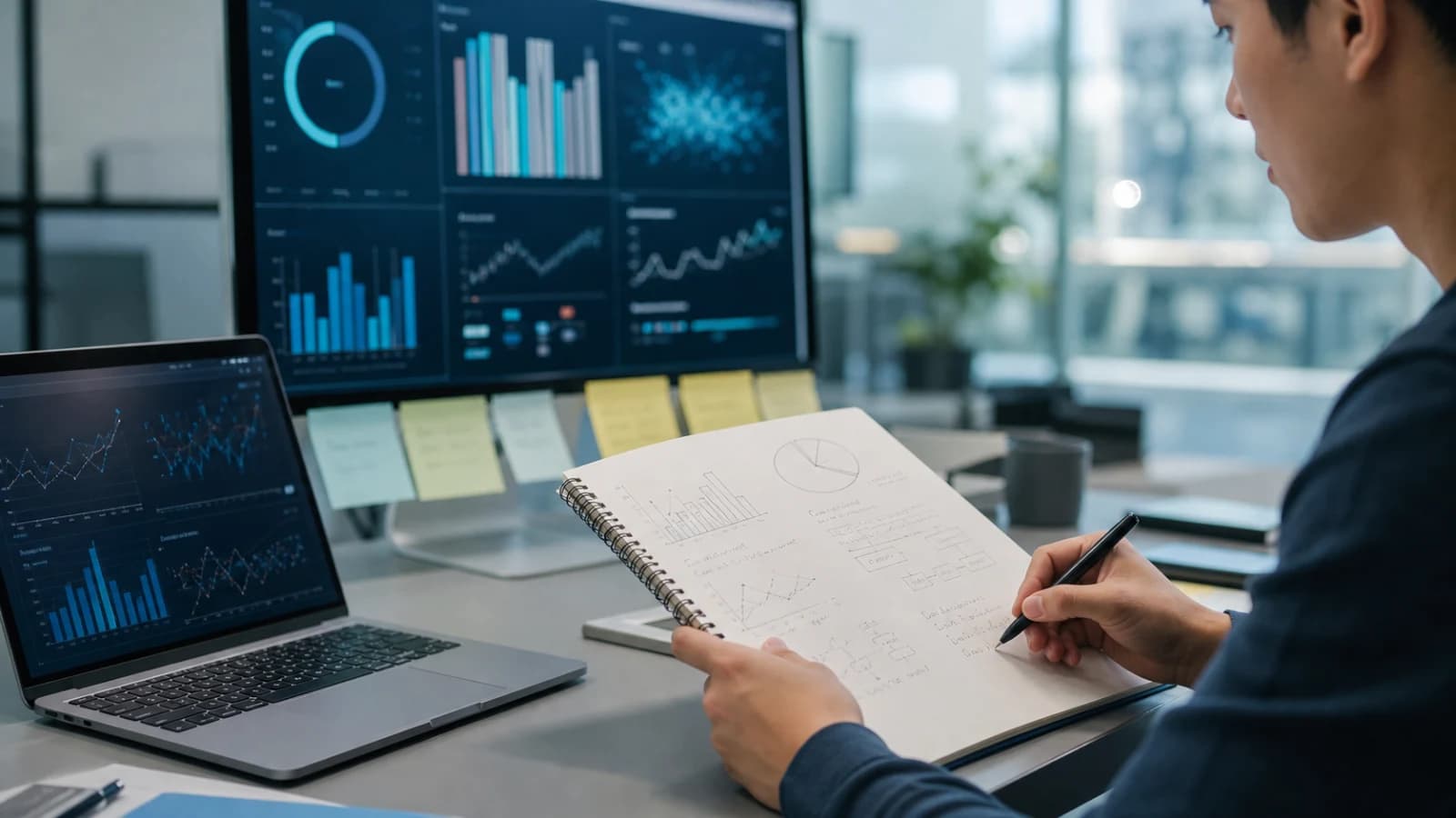 Consulting candidate preparing for bcg gamma with structured notes