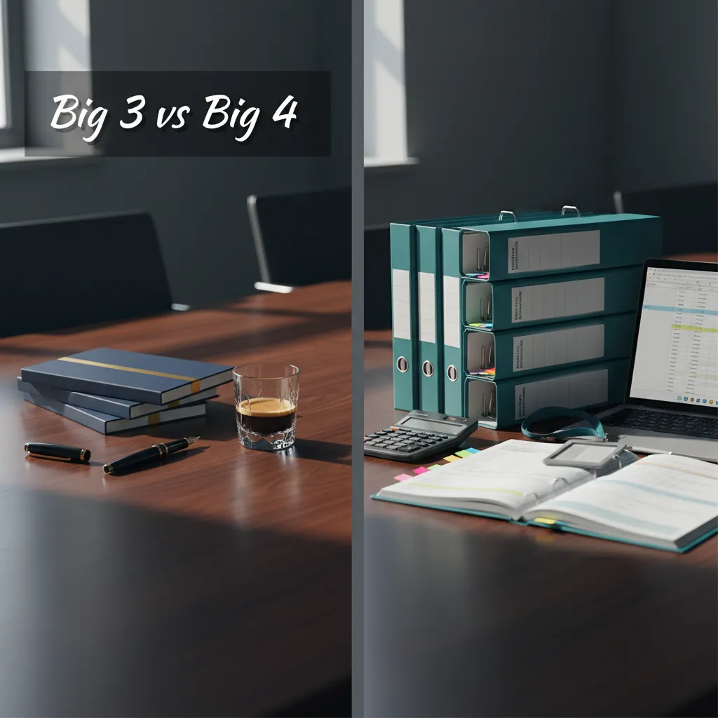 Cover image for Big 3 vs Big 4 Consulting comparison guide