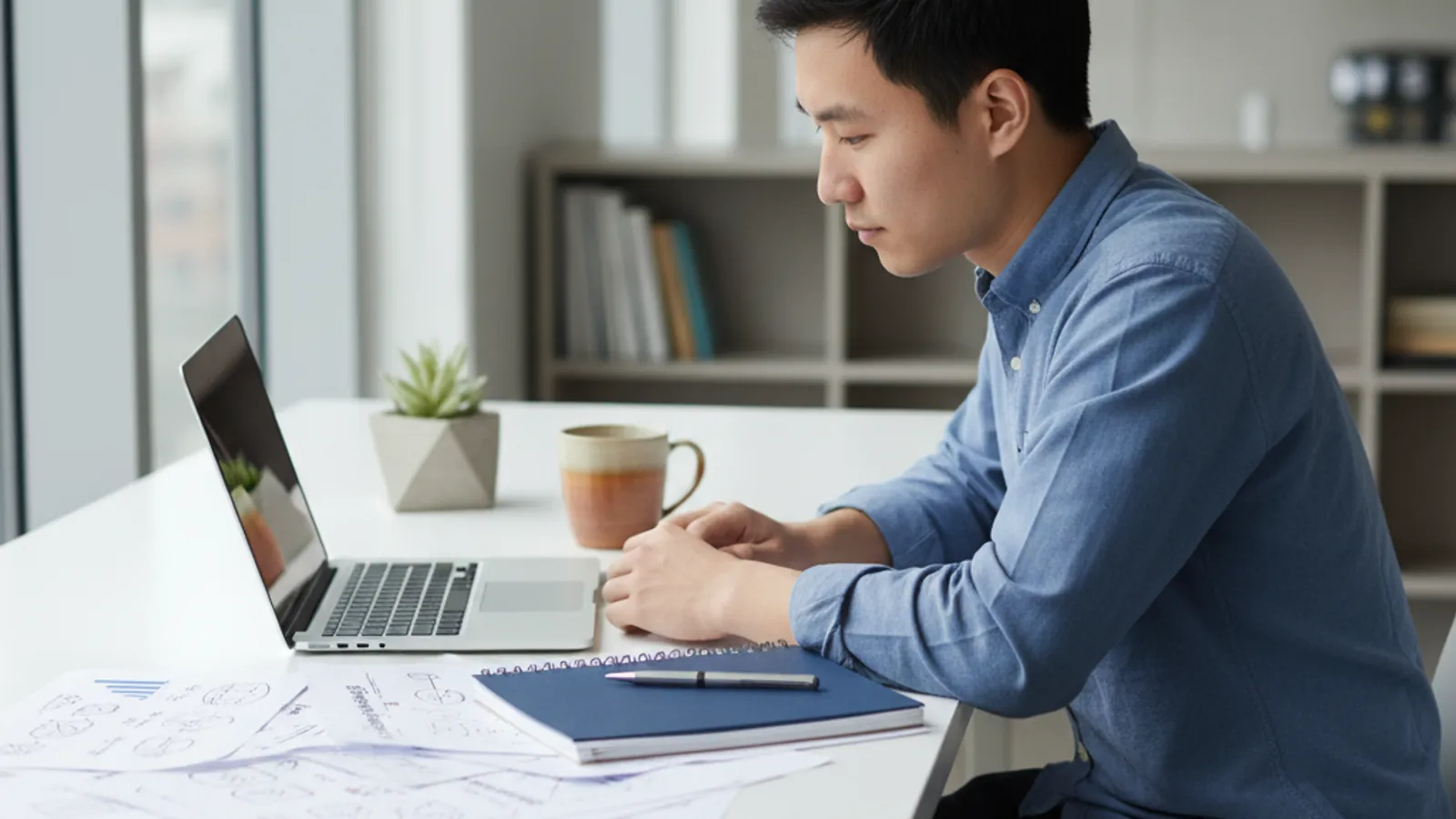 Student comparing campus recruiting deadlines and direct consulting applications on a laptop