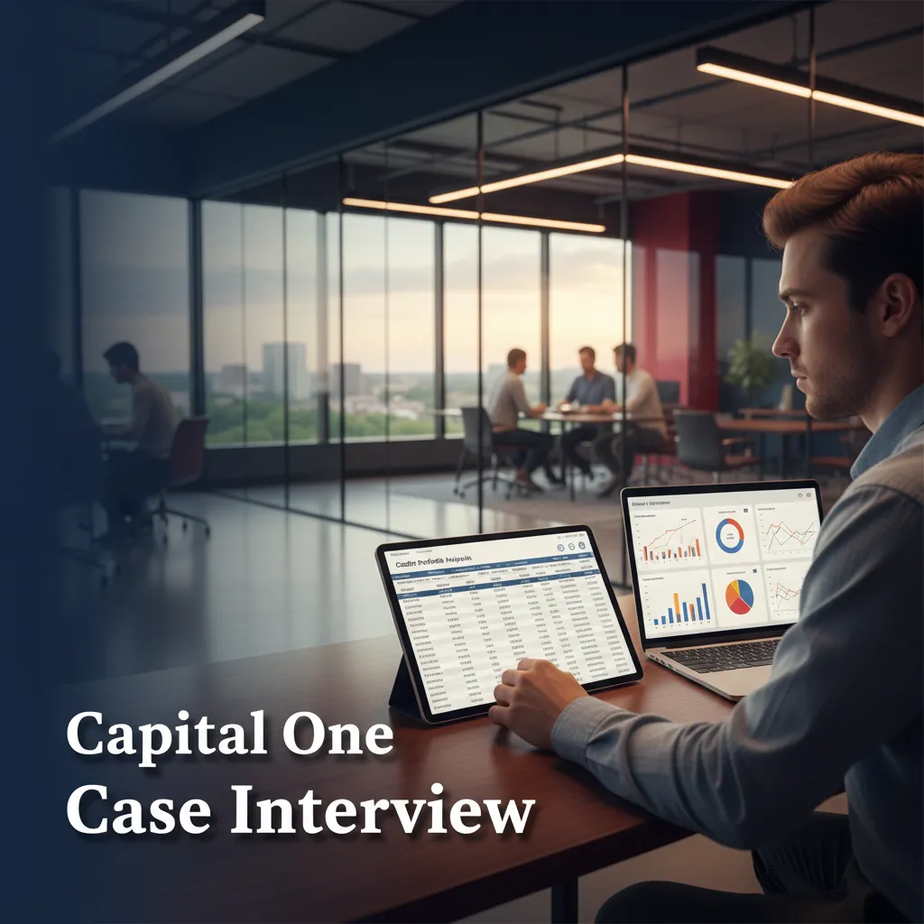 Capital One case interview preparation guide: quantitative case format, Power Day, and worked examples