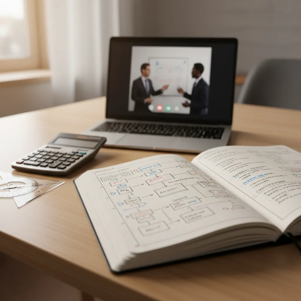 Engineering diagram translated into a consulting issue tree, showing the skill mapping from STEM to consulting