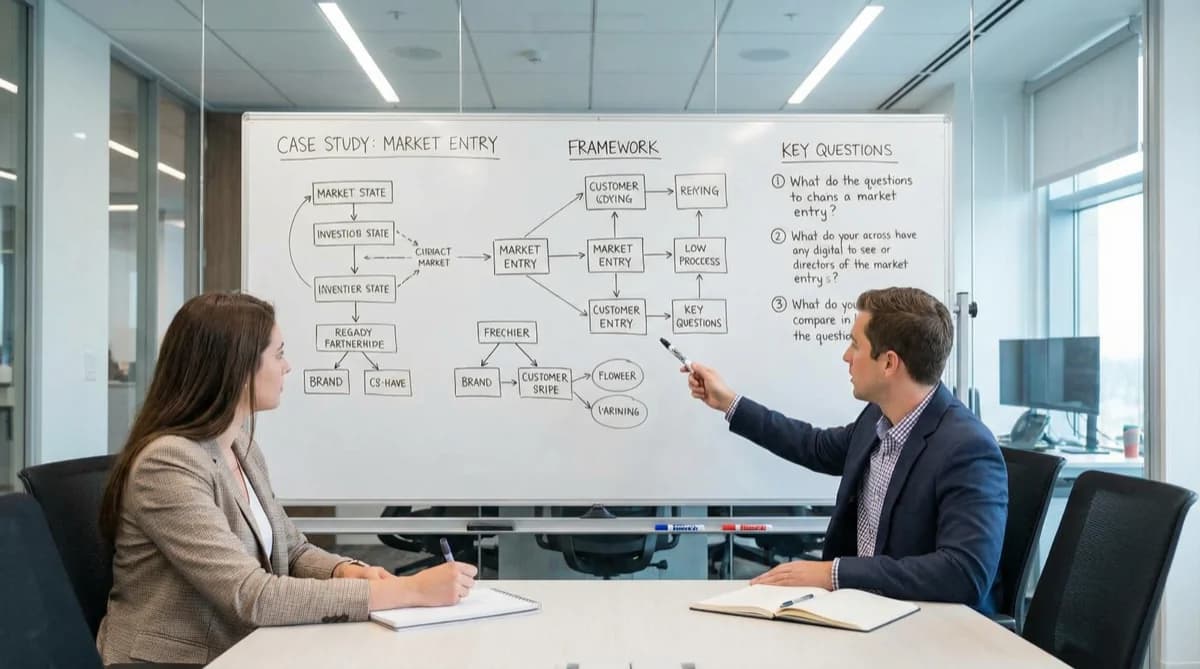 Cover image for Case Interview Questions: The 6 Types You Will Face (With Worked Solutions)
