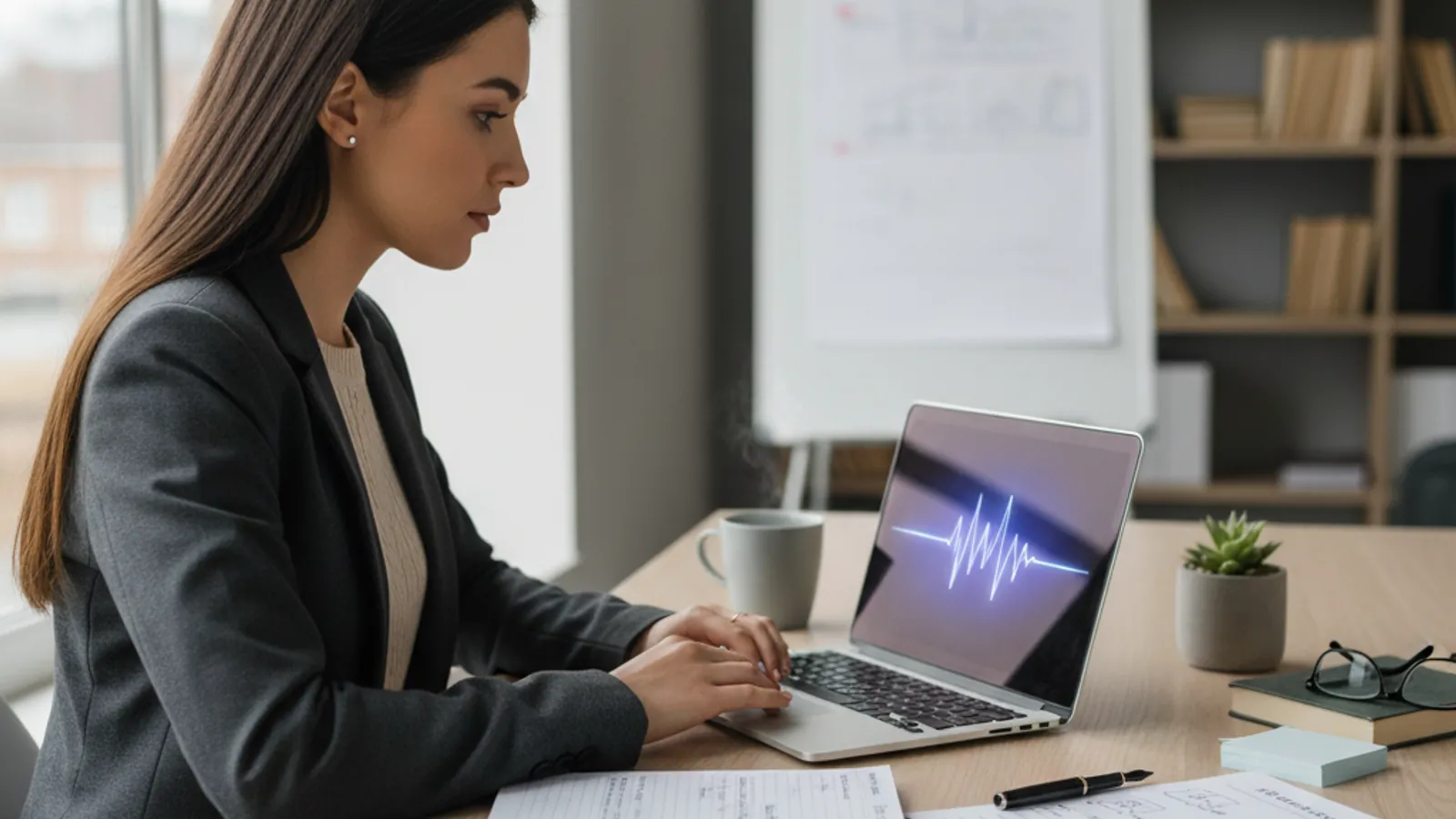 Candidate using ChatGPT-style study notes to prepare for consulting interviews