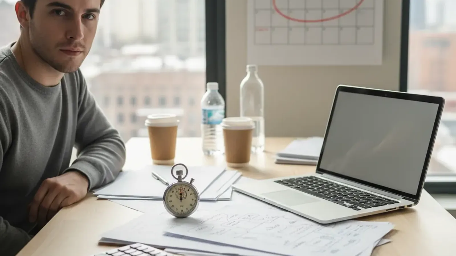 Candidate building a focused five-day case interview prep plan
