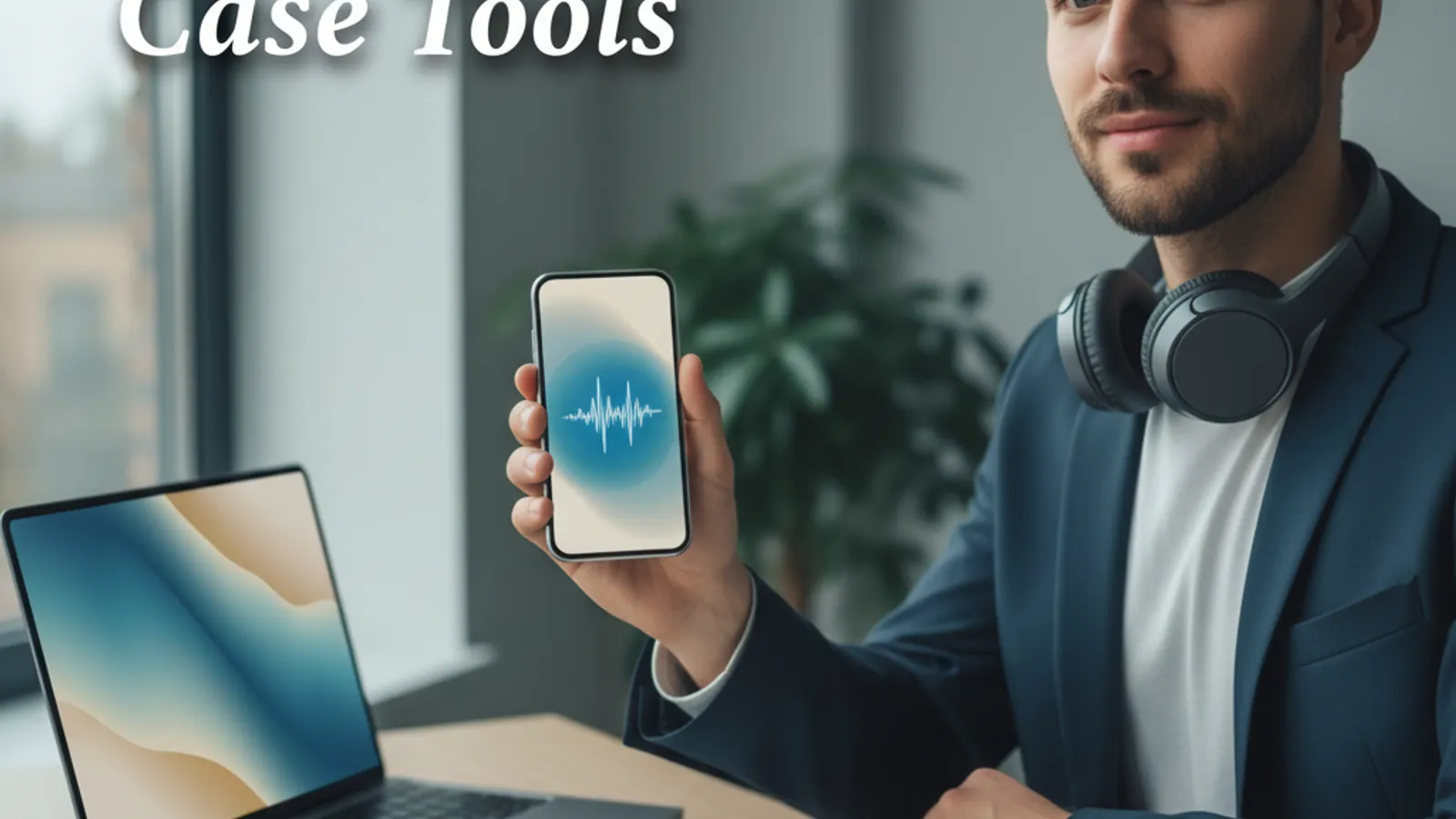 Cover image for Free AI Tools for Case Interview Prep, candidate using voice mode AI for case practice.