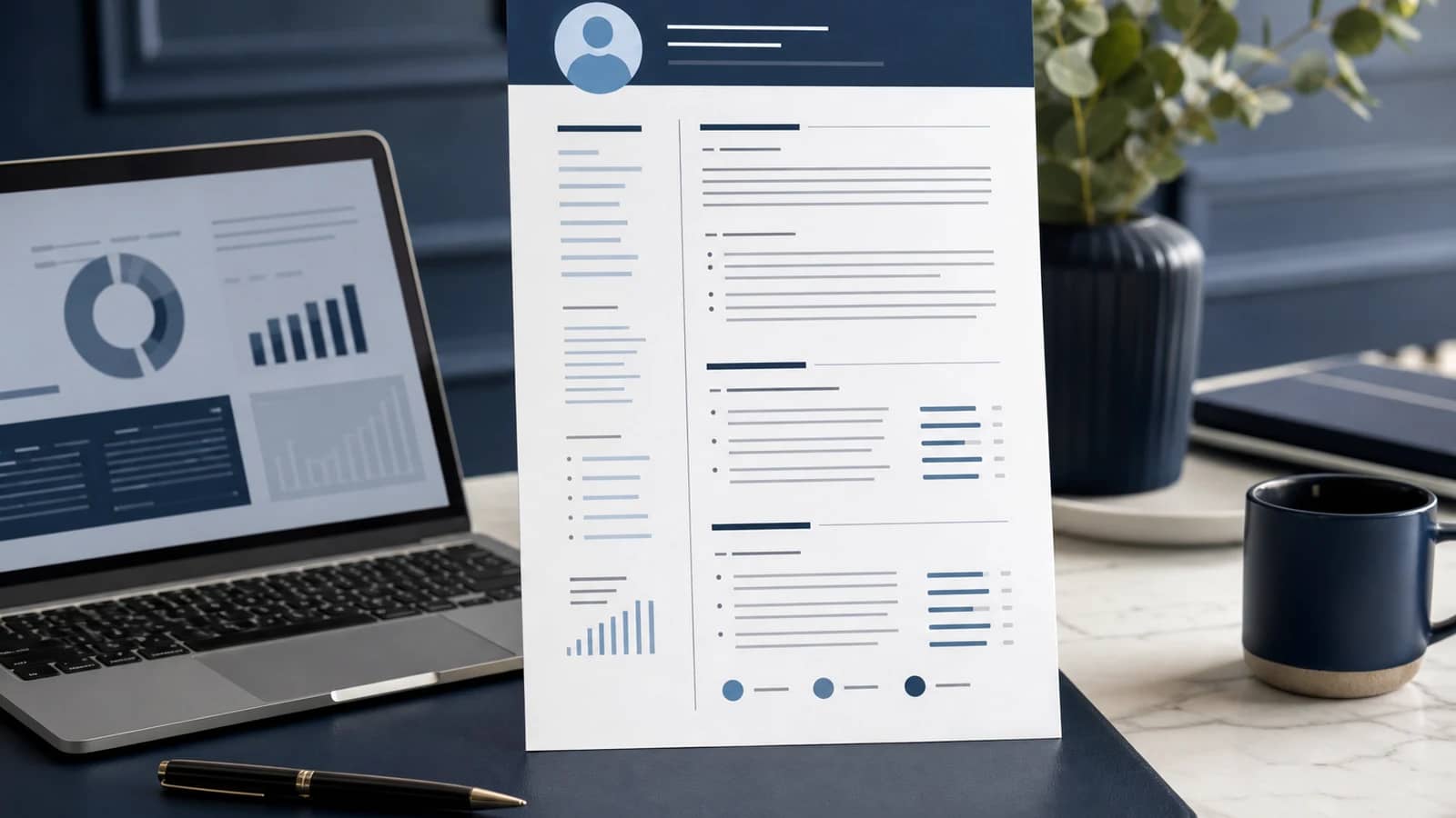 Free Consulting Resume Template: How to Use It hero showing a practical consulting resource workspace