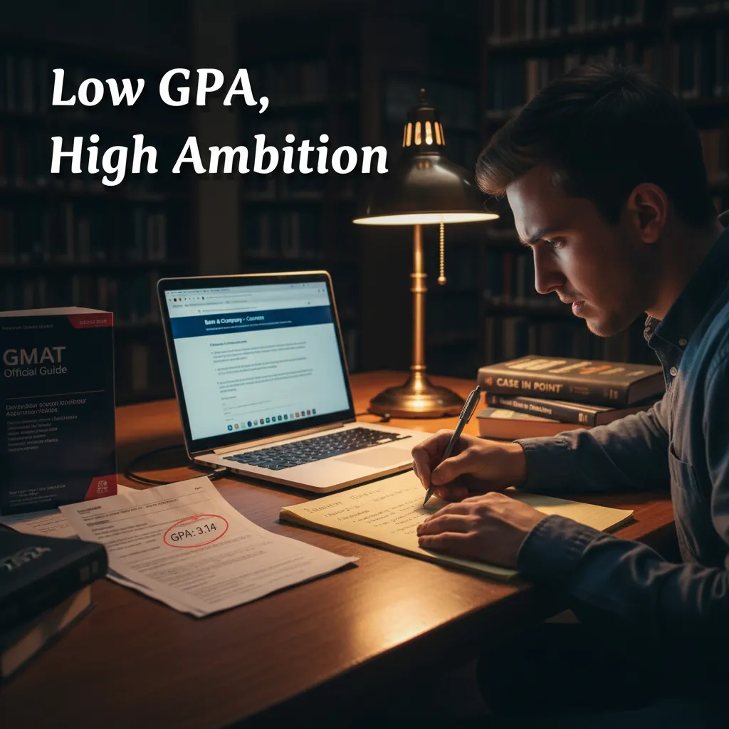 A university transcript next to a McKinsey offer letter — illustrating that GPA is one input, not the final word