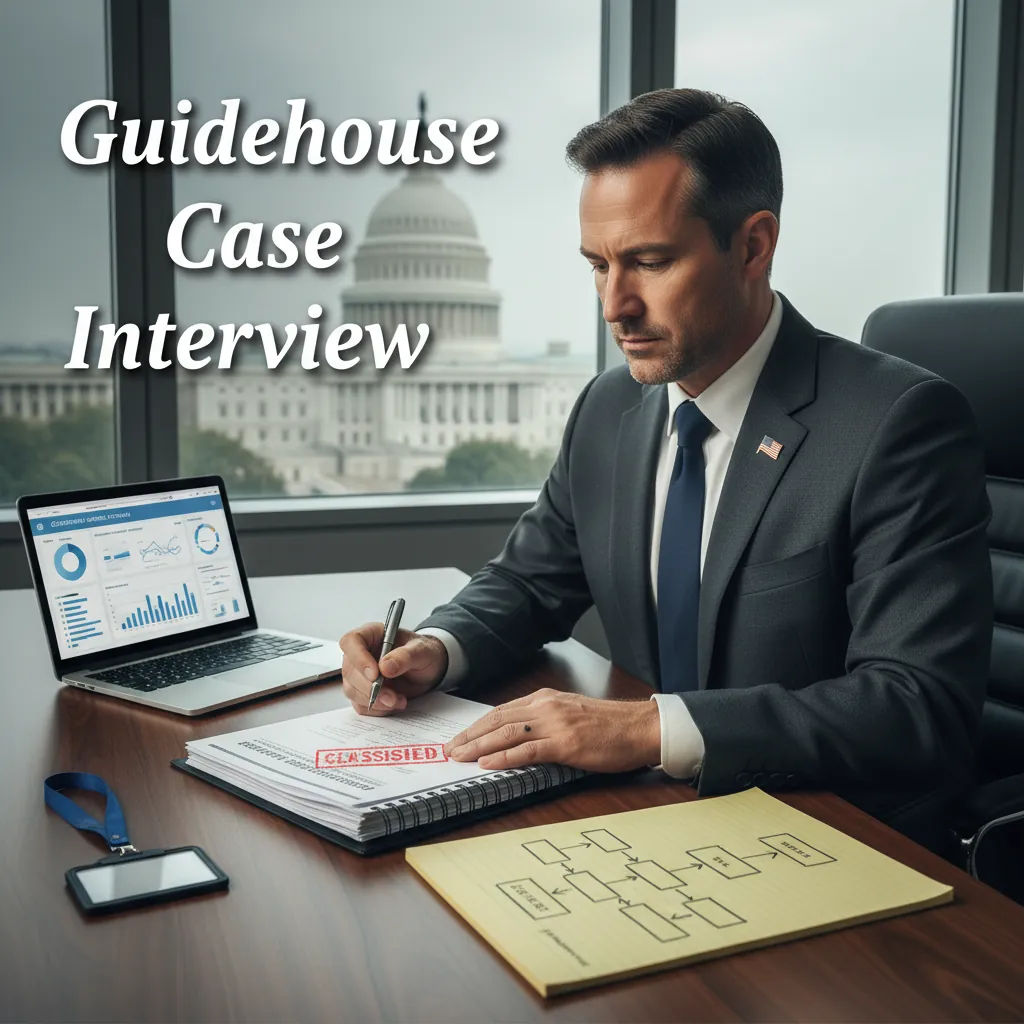 Guidehouse case interview preparation guide for government consulting roles