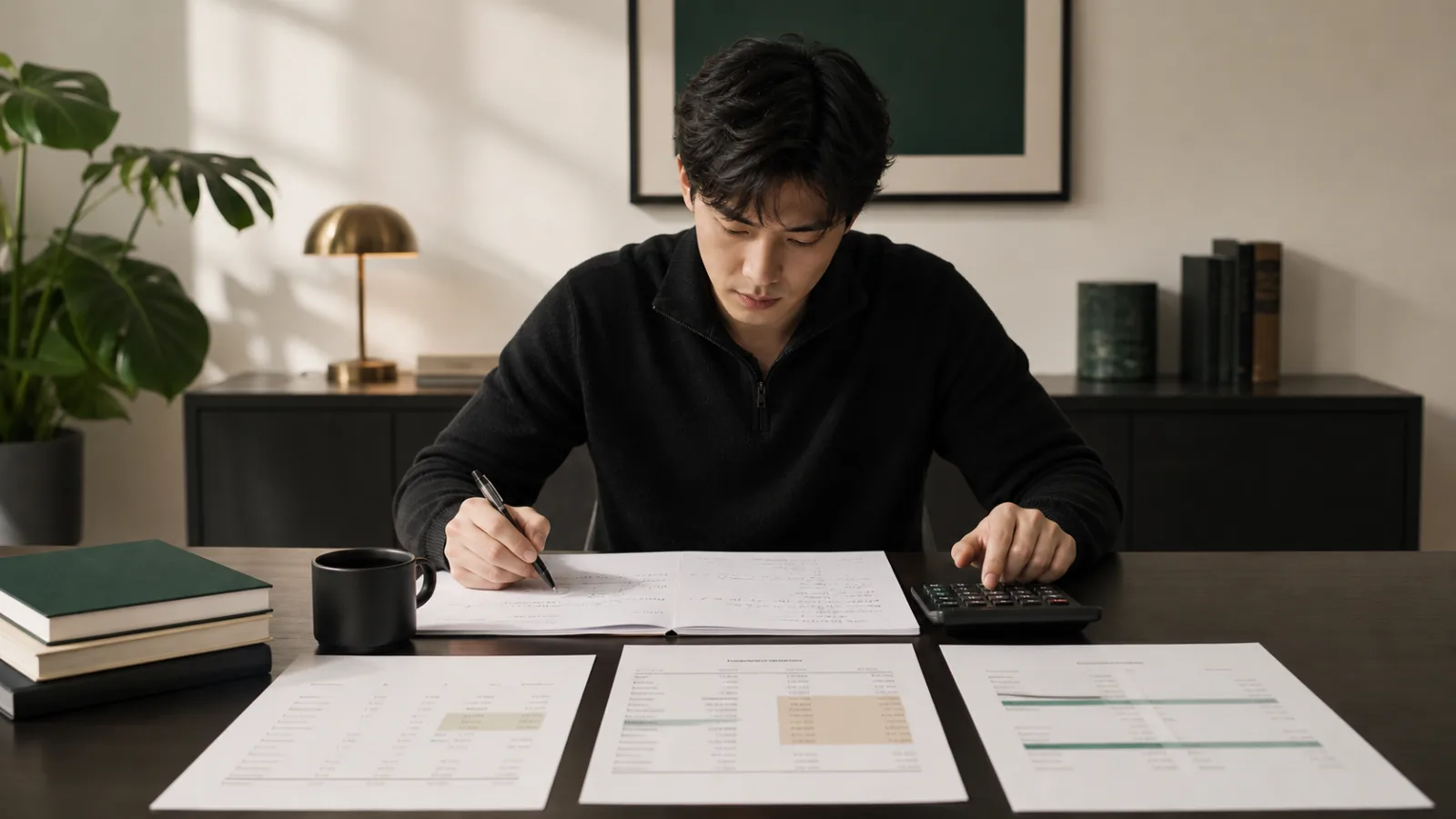 Candidate practicing the three-statement depreciation walkthrough before an investment banking interview