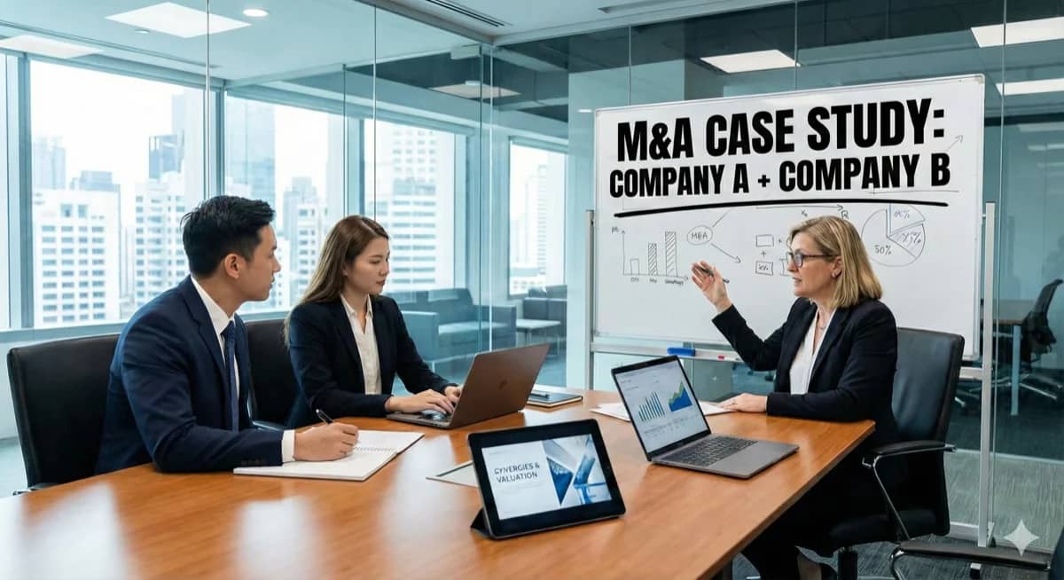 Cover image for M&A Case Interview Framework: Strategic Fit, Synergies, and Deal Risks