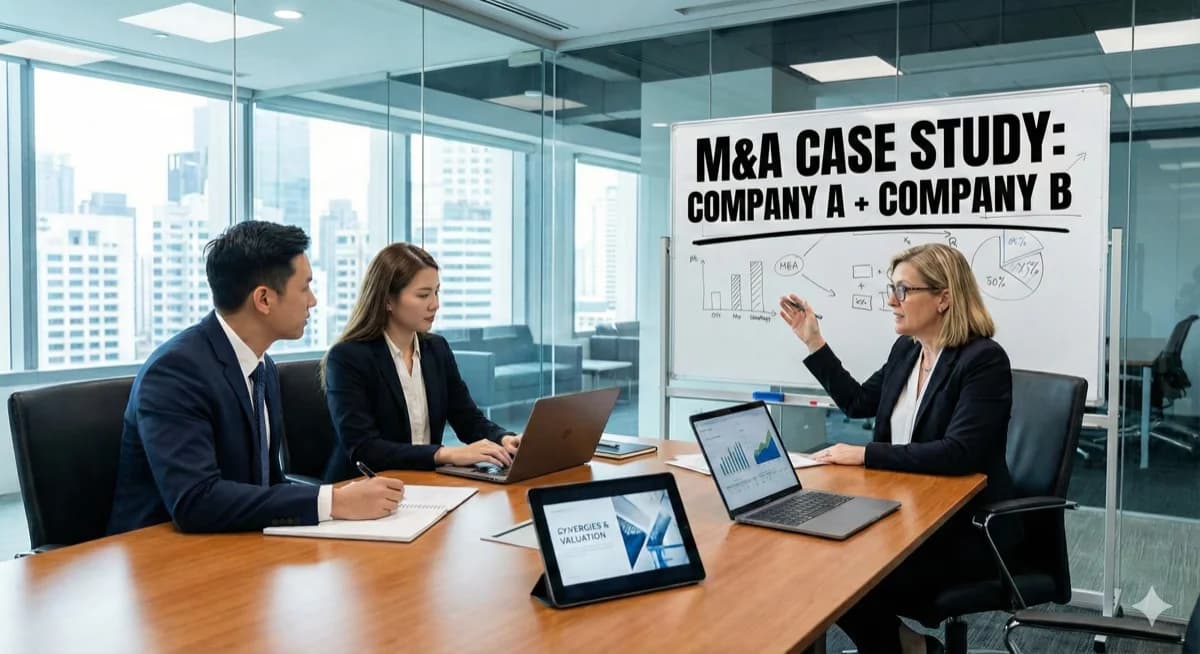 Cover image for M&A Case Interview Framework: Strategic Fit, Synergies, and Deal Risks