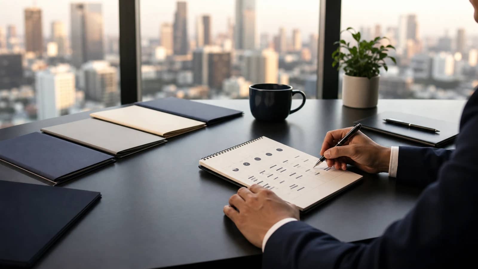 Consulting candidate comparing McKinsey competitors and preparing a firm application plan
