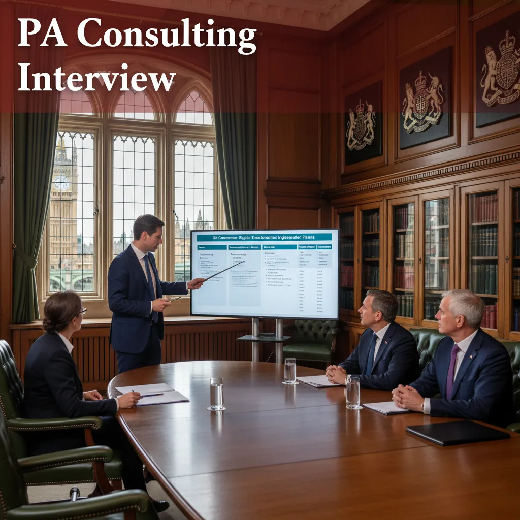 Cover image for PA Consulting Case Interview: Format, Implementation Focus, and Prep Guide (2026)