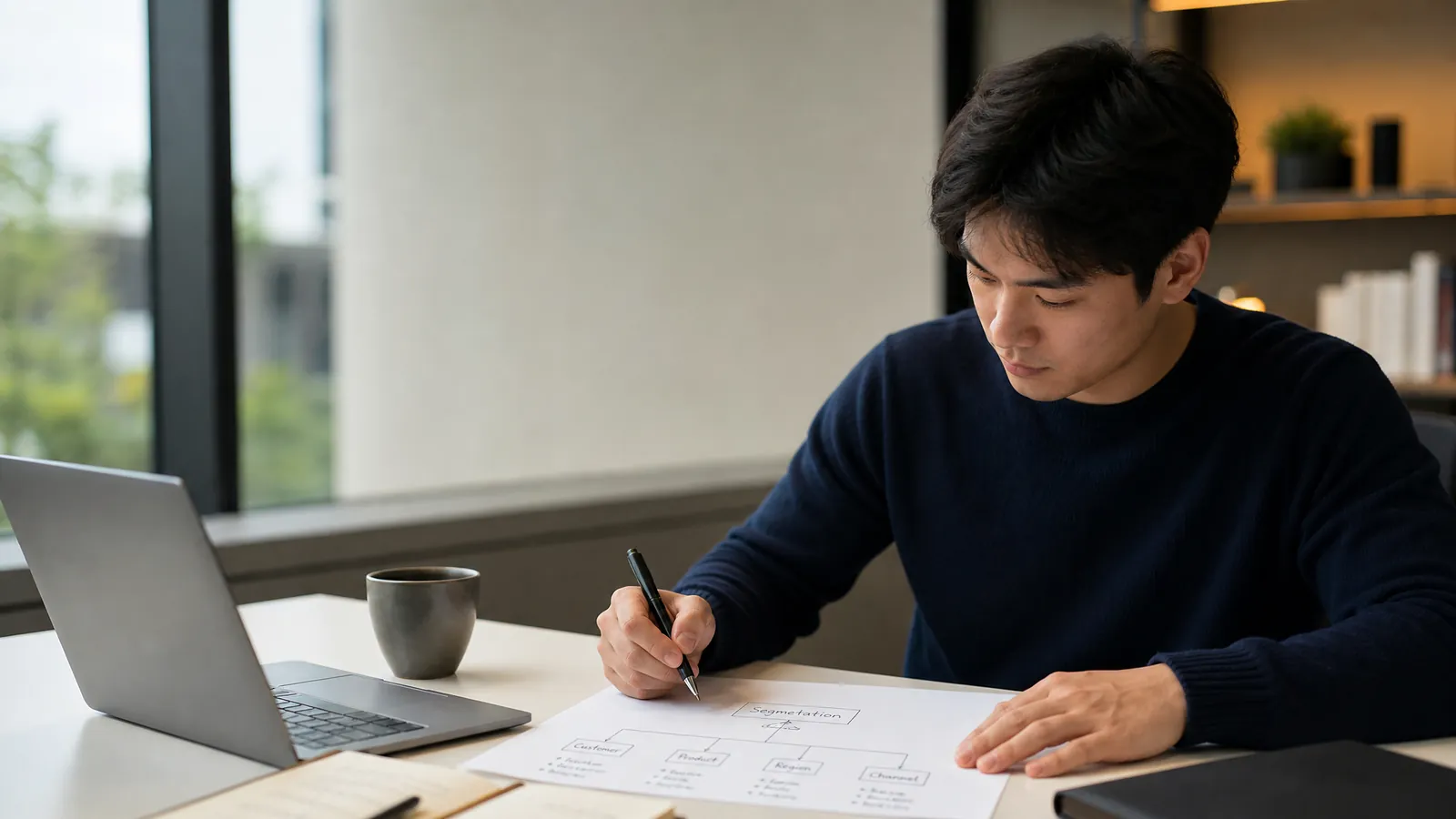 Consulting candidate building a segmentation framework for business analysis
