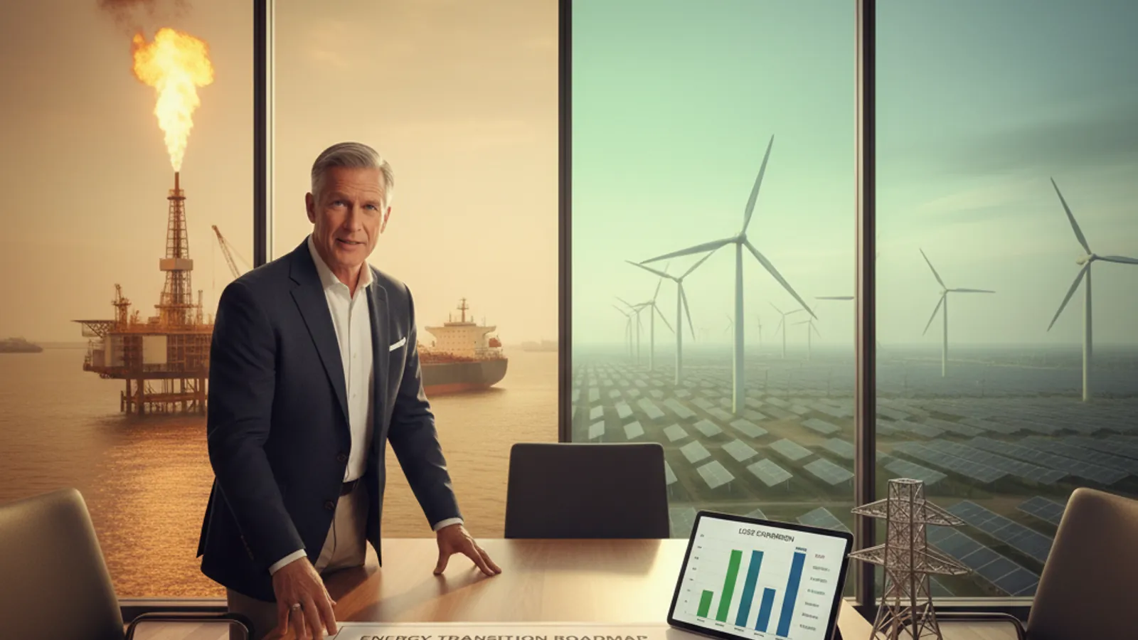 Cover image for Top Energy Consulting Firms in 2026, with oil rigs, wind turbines, and power grid icons over a consulting boardroom