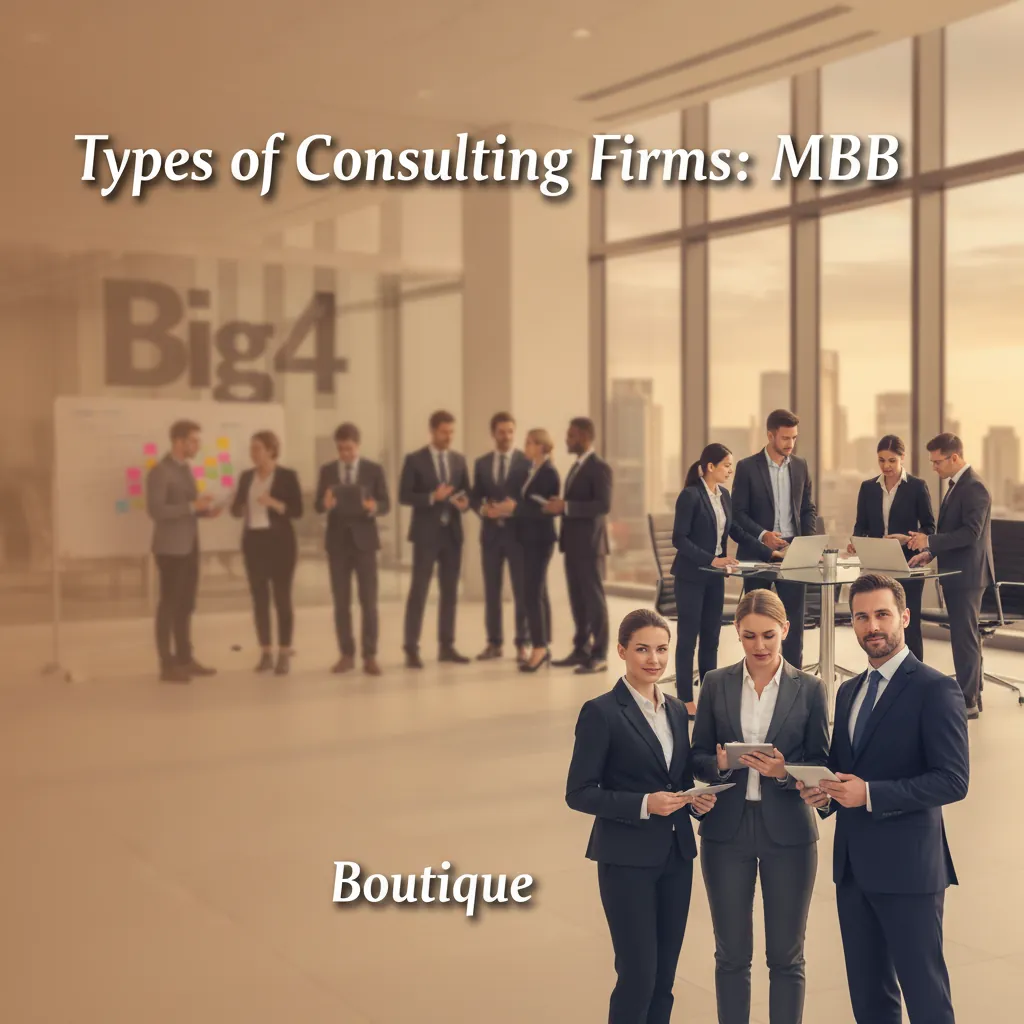 Cover image for Types of Consulting Firms: MBB, Tier 2, Big 4, Boutique