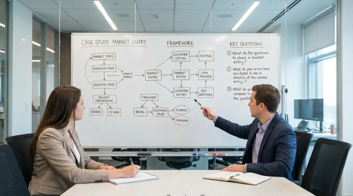 Cover image for Case Interview Questions: The 6 Types You Will Face (With Worked Solutions)