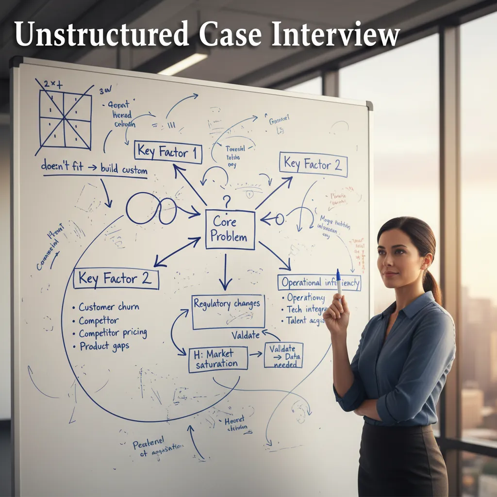 Unstructured Case Interview: Solve Open-Ended Cases